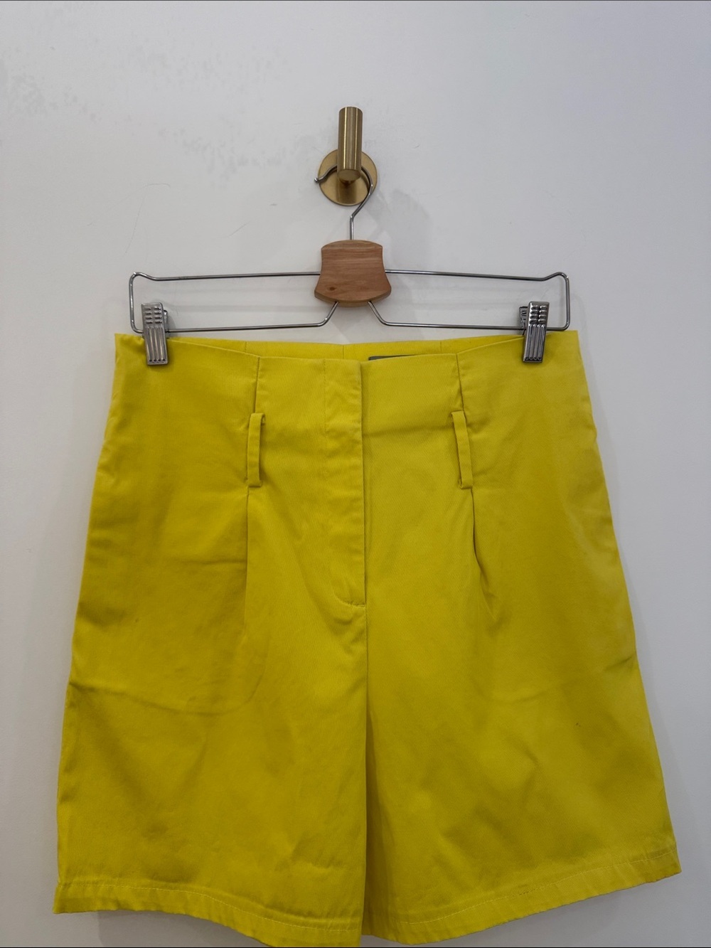 COS Yellow High-Waist Women’s Shorts